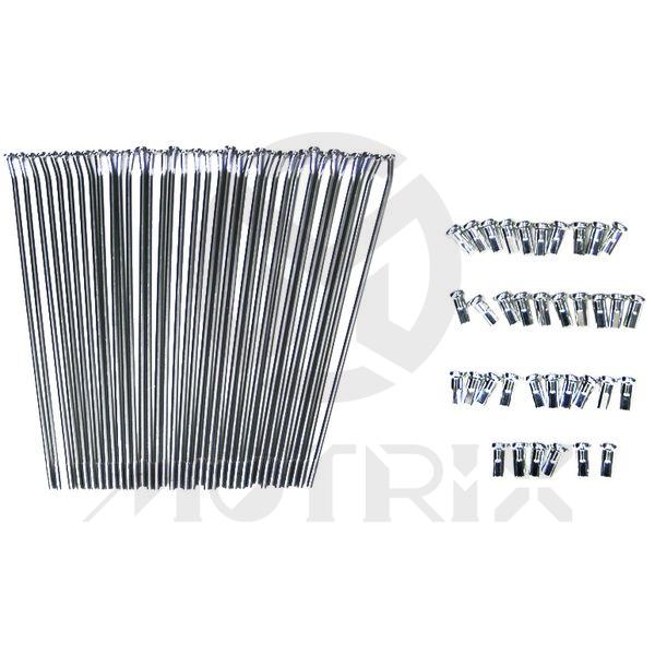 Rear 19'' coated steel spoke & nipple for GASGAS EC 350F, EX 250, MC 125, MC 350F, HUSQVANA FC 250, KTM 125 SXS, 250 SXS-F, SX-E 5 36pcs