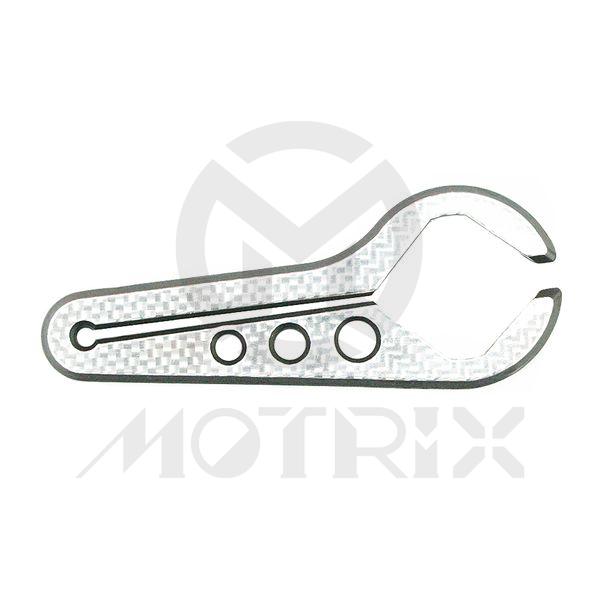 Motorcycle cruise control for 7/8'' handlebar, color: silver