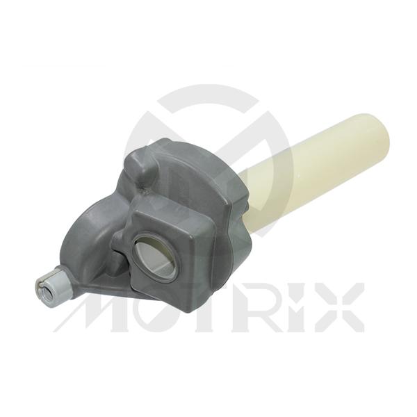 Throttle tube vortex type with mud cover, grey