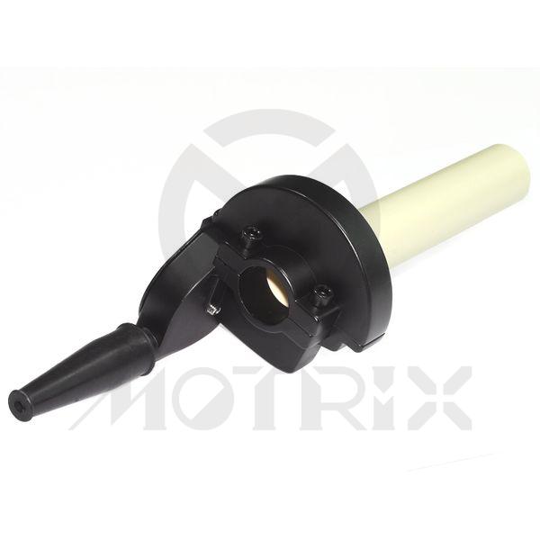 Turbo throttle for YAMAHA YZF250 98-03. Open carburetors 28-38mm, black