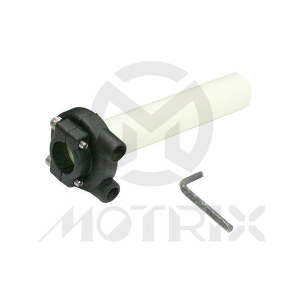 Push-pull throttle. Open carburetors up to 38mm, black