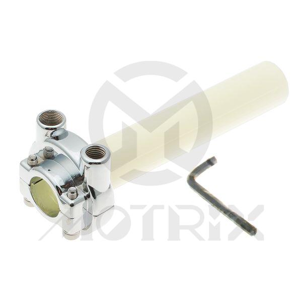 Push-pull throttle. Open carburetors up to 38mm, chrome