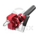 ATV Dual twist throttle and thumb throttle (AL6061), color: red