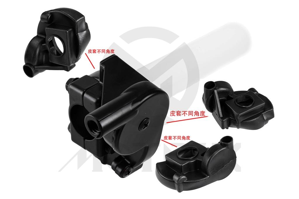 Throttle kit with mud cover for  YAMAHA YFM125 Grizzly, SUZUKI LT-R450, HONDA TRX450R, KAWASAKI KFX400, KFX700, POLARIS Outlaw 500, Scrambler 500