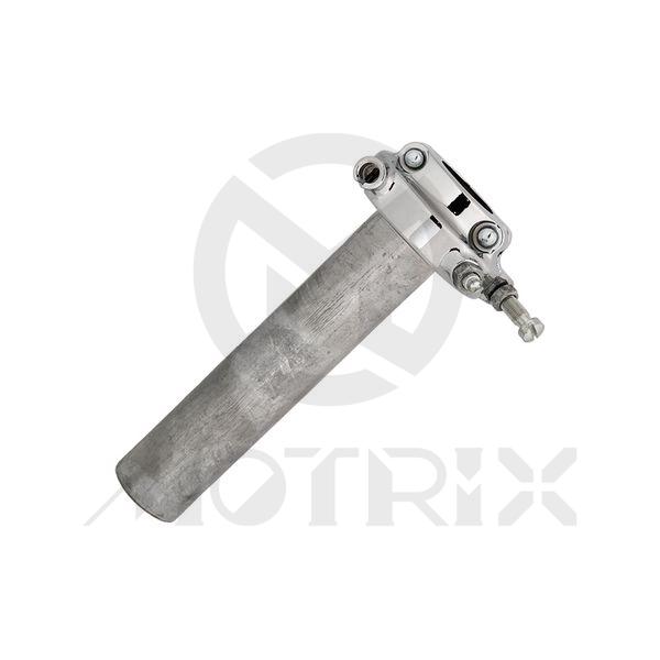 For 7/8'' bars die-cast ''AMAL 364'' style throttle. High quality authentic replica. Chrome