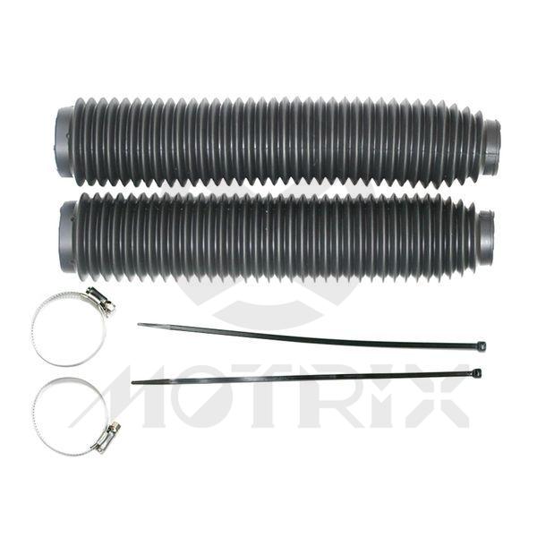 Fork gaiter T/D 42mm, B/D 60mm, L 350mm. Pleat 35T