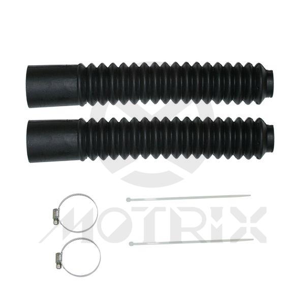 Fork gaiter 32X340mm w/clamps, black