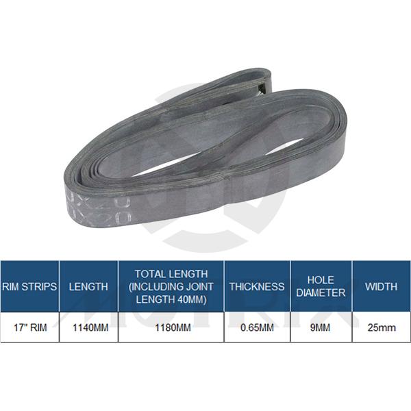 Rim strips for rim size 17 inch