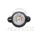 High pressure radiator gauge caps for motorcycles, black