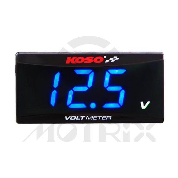 Super slim style volt meter. DC 6.0~19.9V Blue