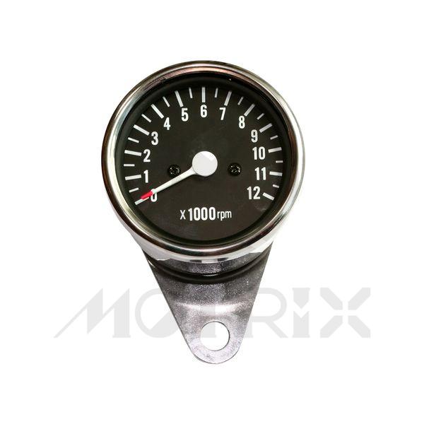 Mini tachometer. 1:7 ratio. D/60 mm, 0-12 RPM x 1000
