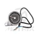 Chrome large tachometer, Electronic meter. D/60 mm, 0-15 RPM x 1000