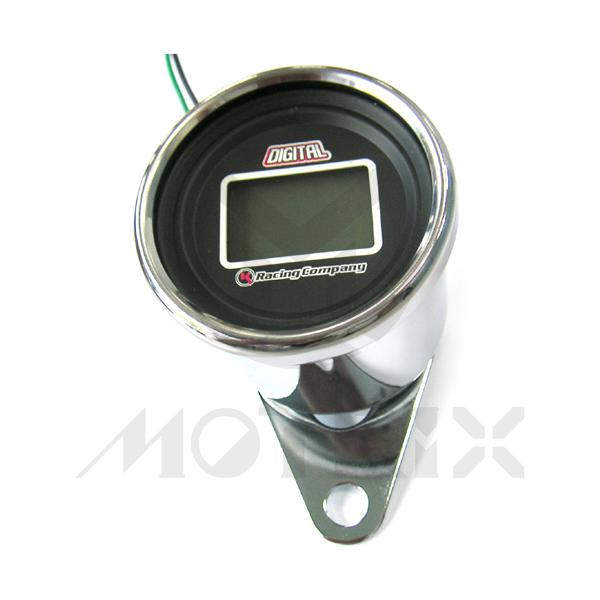 Digital LCD meter, D/60mm Speedometer, 0-199 km/h LCD light
