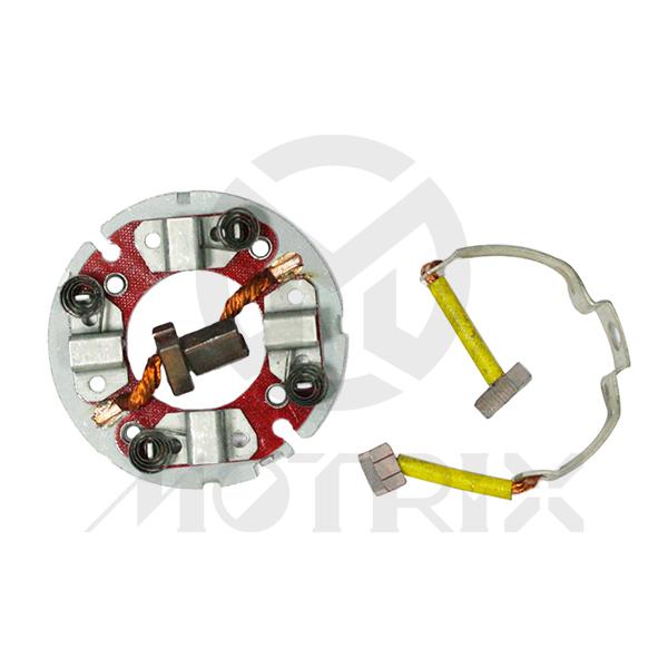 Complete brush holder assembly 4 brushes for MITSUBA starters. (HONDA, KAWASAKI, POLARIS)