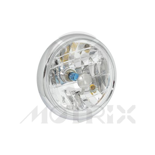 Headlight diamond lens, blue bulb ( H6 12V / 35W ), for HONDA ST70N