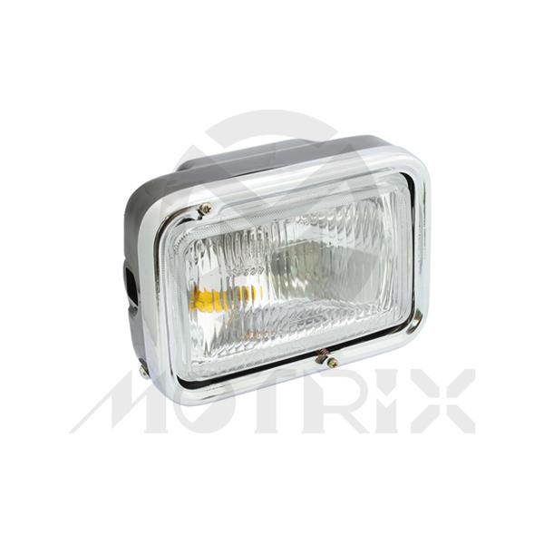 Square headlight, bulb( P43T 12V 60 / 55W ), for YAMAHA RD125LC