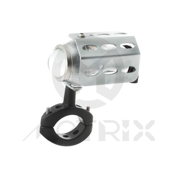 Auxiliary lamp, 12v 55w 9006 bulb, with clamp for front fork