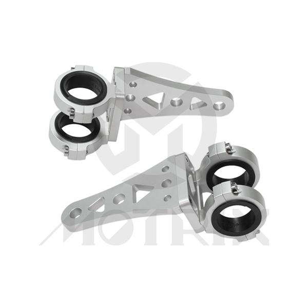 CNC alum. Headlight bracket. DIA.: 31mm-36mm L: 85mm