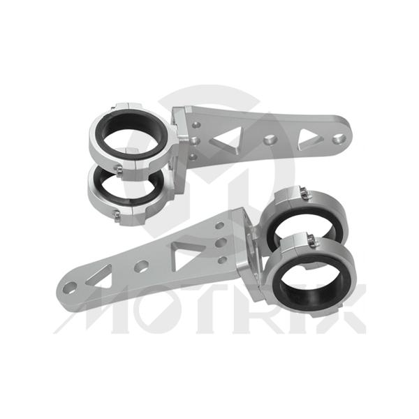CNC alum. Headlight bracket. DIA.: 43mm-48mm L: 115mm