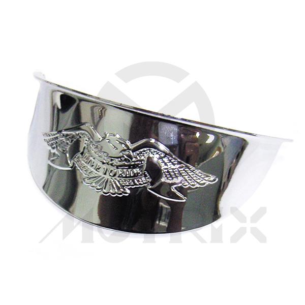 Headlight visor 4-1/2'' with eagle logo
