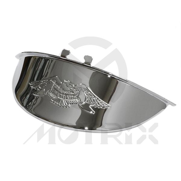 Headlight visor 5-3/4'' with eagle logo