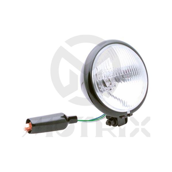 Headlight 5 3/4'' bottom mount, bulb: H4 12V 55/60W