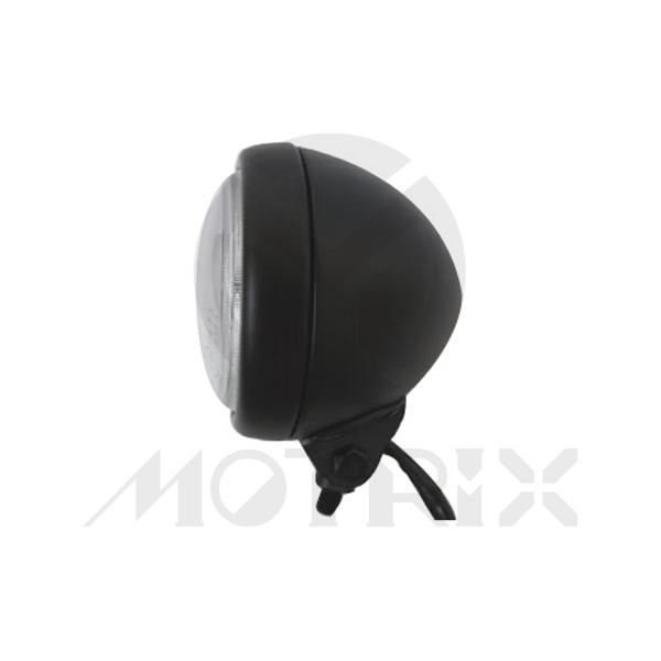 4.5'' Metal fog headlight with E-mark, clear lens, bulb: H8 12V 35W