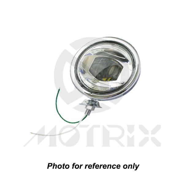 4'' LED headlight bottom mount,Matte black, ECE approval, low beam