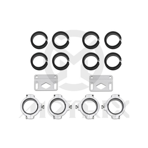 CNC alloy headlight clamps, D: 31-36mm