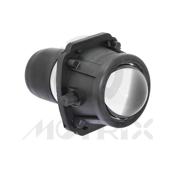 Projector lamp low beam, clear lens black housing ECE compliant