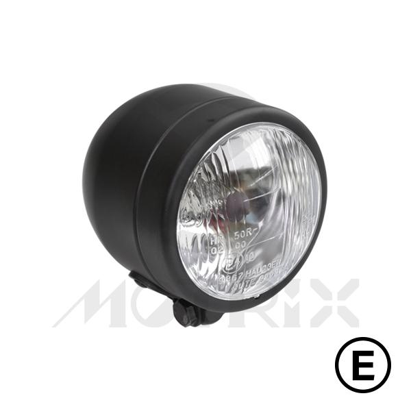 Headlight 4'' bottom mount (single), with E-mark
