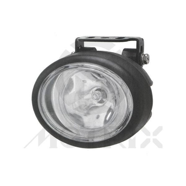 Spot lamp bulb: H3, clear lens black housing