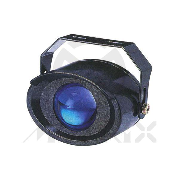 Projector lamp bulb: H3, clear lens black housing SAE compliant
