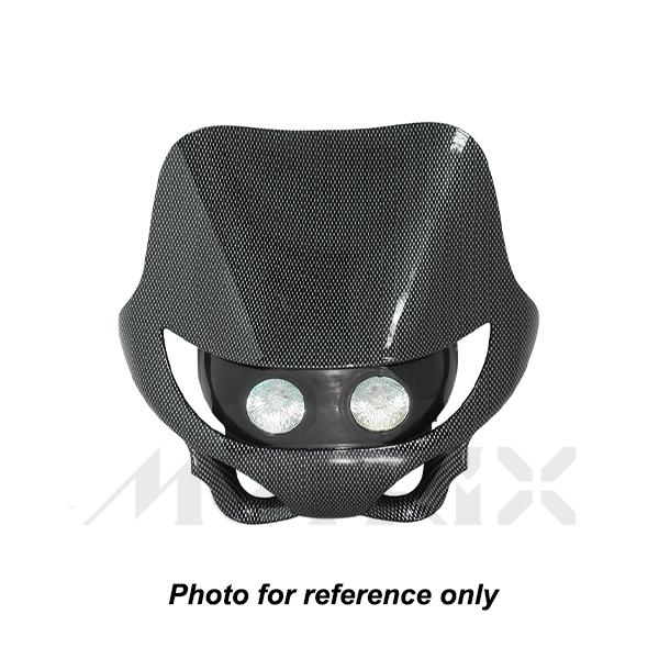 Universal off road headlight, black base