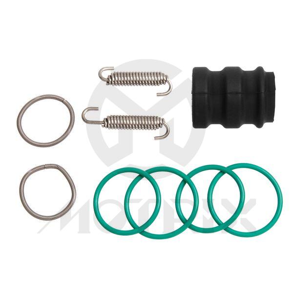 Expansion chamber seals and springs for KTM 65 SX 02-current, 85 SX 02-current, 105 SX 04-11 ; HUSQVARNA TC65 17-current, TC85 14-current