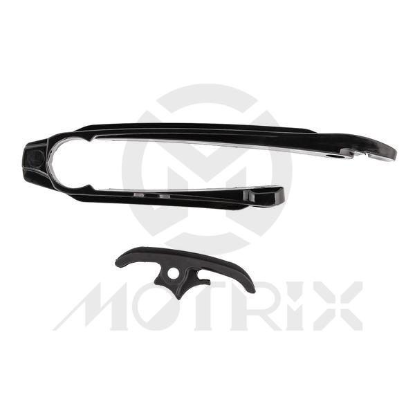 Motorcycle chain slider guard and swingarm guide kit for KTM