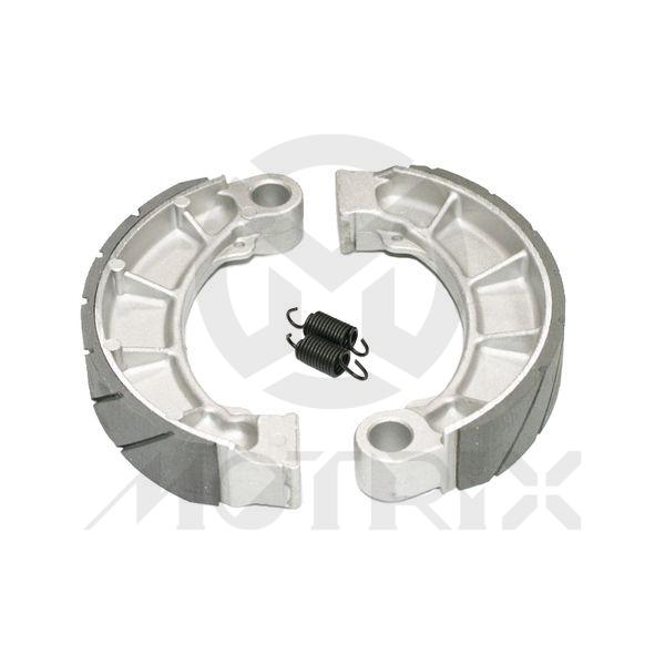 Brake shoes with spring. With water grooving. For HONDA TRX 400 04-07, TRX 420 07-11, TRX 450 98-01
