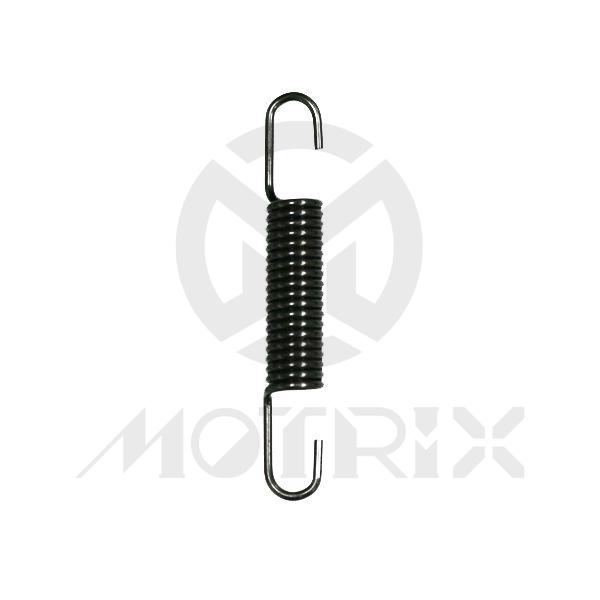 Exhaust spring stainless 75mm, color: black