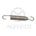 SUS304 Extension spring, Ø1.8xID:70L, conical single swivel. Spring rate: 50LBS/INCH. Initial tension: 5LBS