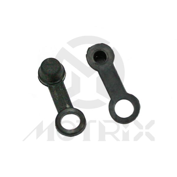 Brake bleed screw rubber dust cap, black