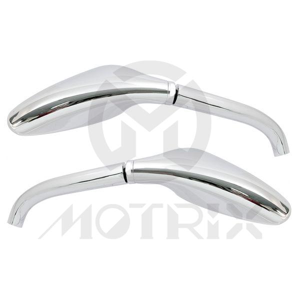 (Pair) Mirror for universal 10mm thread, chrome