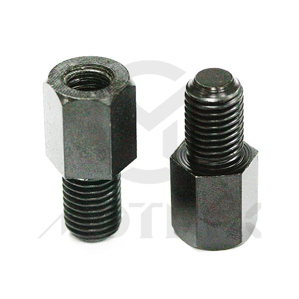 Mirror adaptor bolts. Inner: 8mm right thread / Outer: 10mm right thread