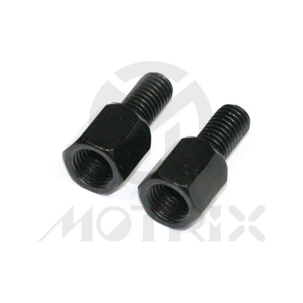 Mirror adaptor bolts. Inner: 10mm right thread / Outer: 8mm left thread