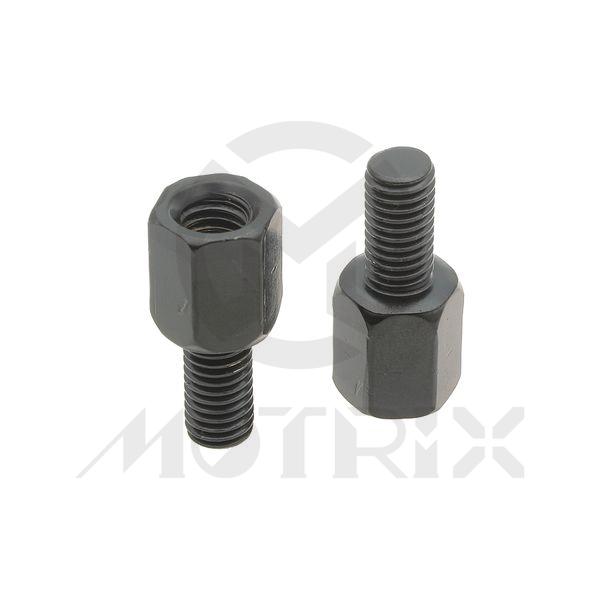 Mirror adaptor bolts. Inner: 8mm right thread / Outer: 8mm right thread