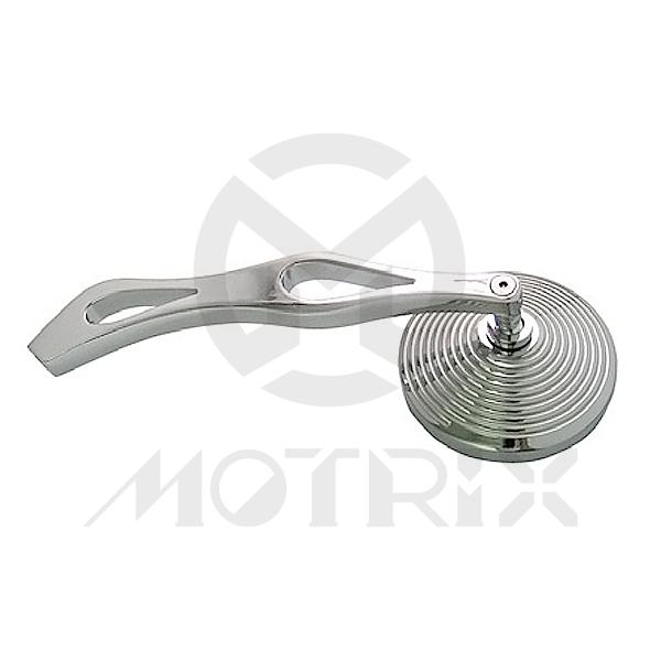 (Pair) Mirror for universal disc mirror 10mm thread, adjustable 76mm diameter heads