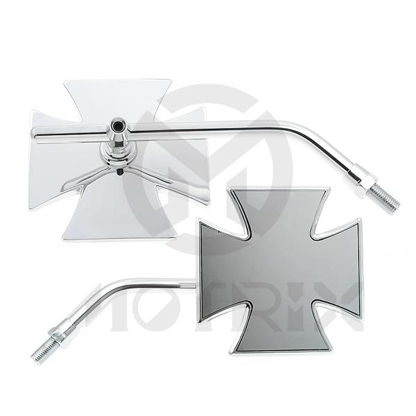 (Pair) Mirror for universal, maltese cross mirror, 10mm thread