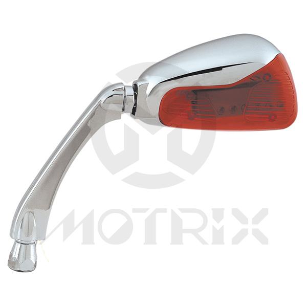 (Pair) Mirror for universal with light, orange lens