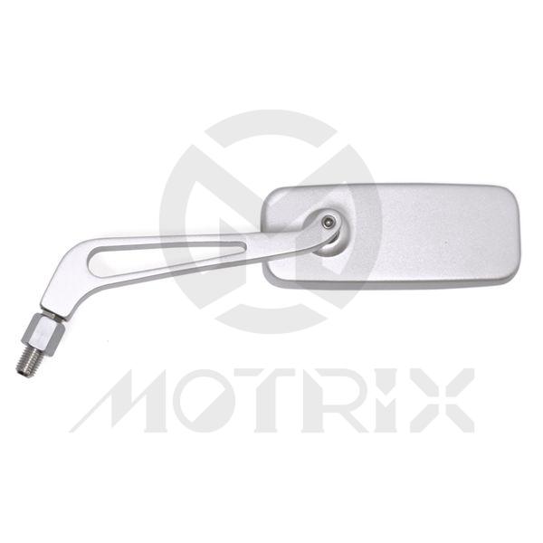 (Pair) Mirror for universal, aluminum silver with 10mm thread