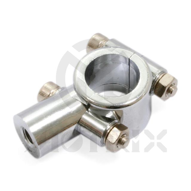 (Pair) Mirror for universal, aluminum chrome with 10mm thread