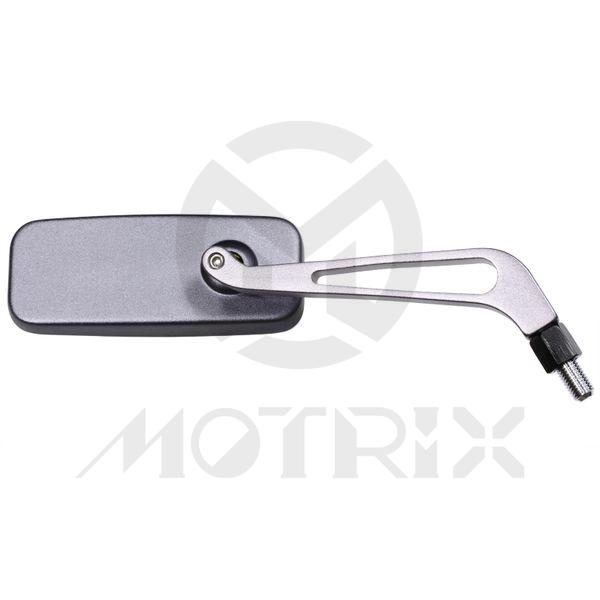 (Pair) Mirror for universal, aluminum iron-gray with 10mm thread